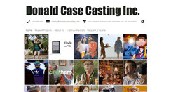 Desktop Screenshot of donaldcasecasting.com